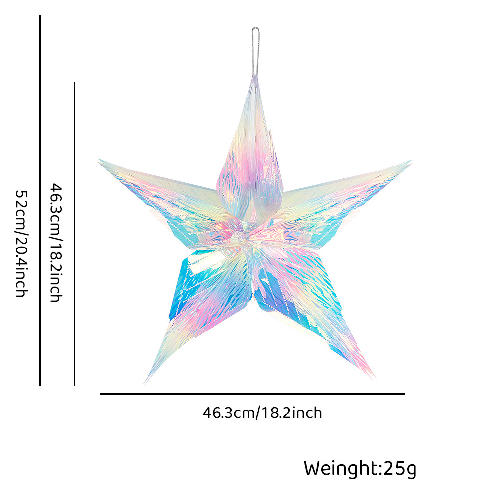 Color printing magic five-pointed star (25*13cm)