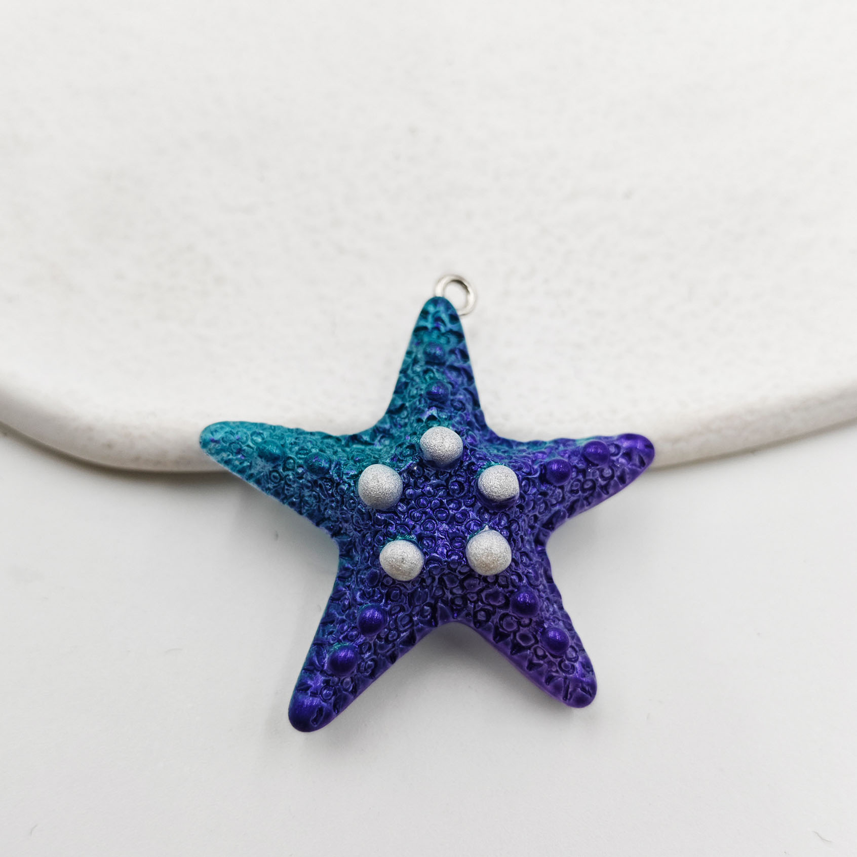 Starfish purple large 53*55mm