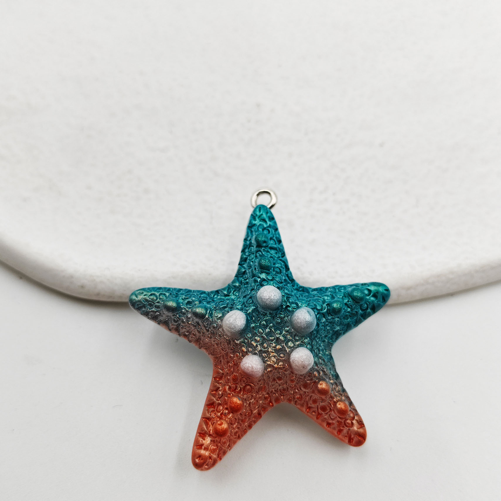 Starfish orange large 53*55mm