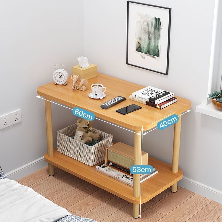 Walnut color double layer 60*40*53cm