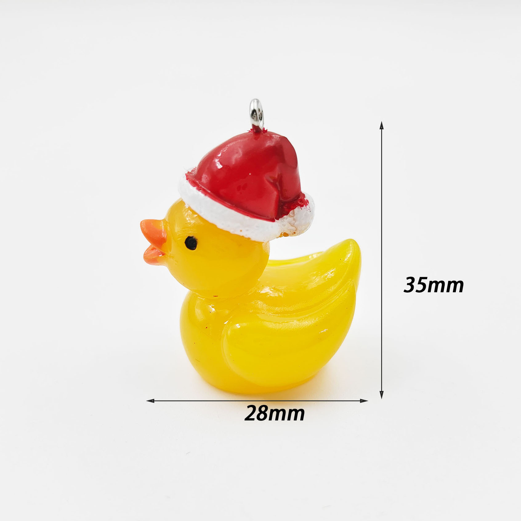 Christmas hat duck