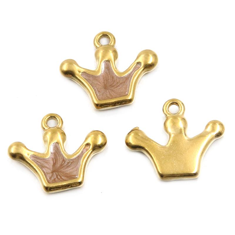 coffee color crown 14X16mm