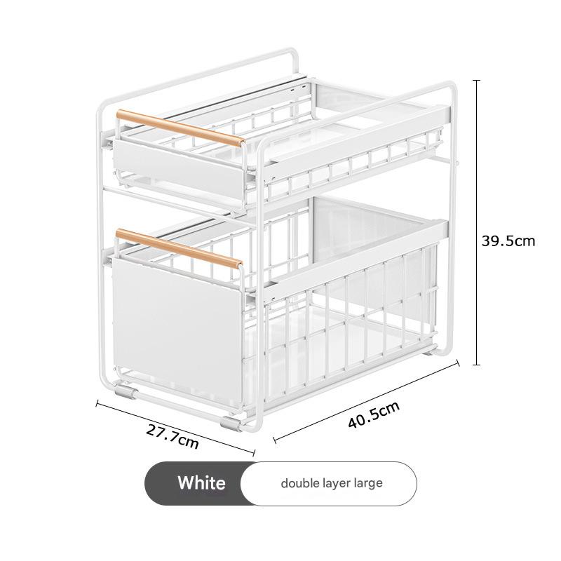 Double-layer large-White-wooden stick