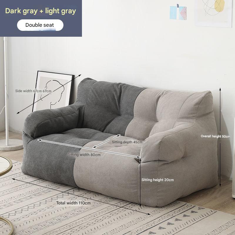 Dark gray and light gray [double plus size]