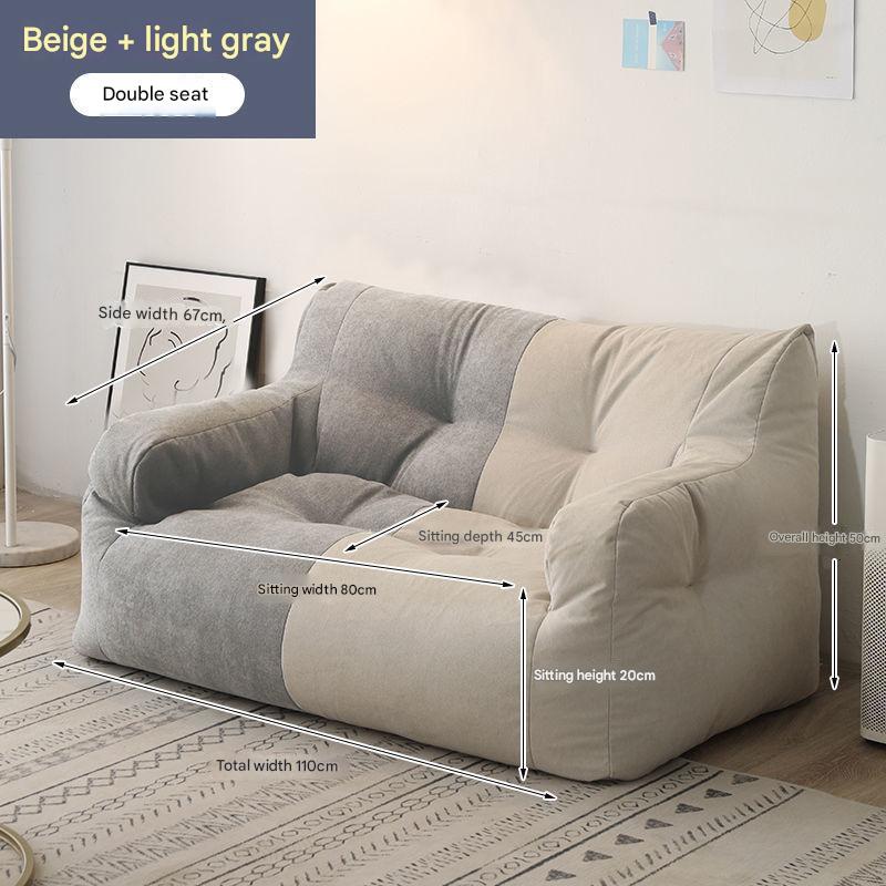 Off-white and light gray [double plus size]