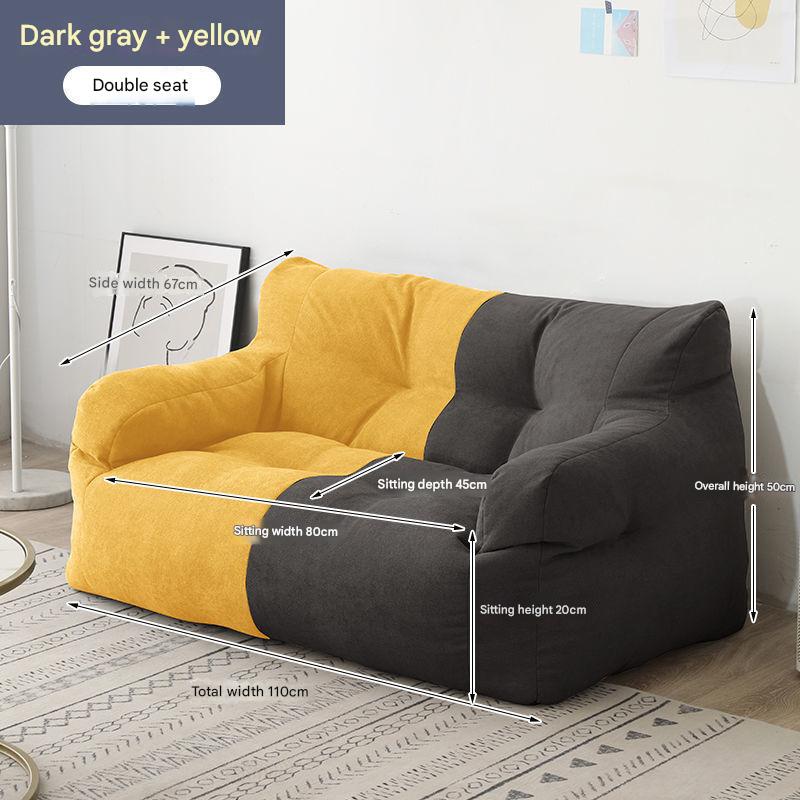 Dark gray and yellow [double plus size]