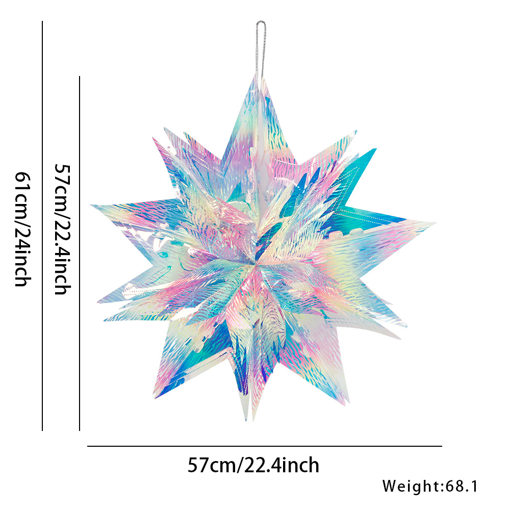 Color printing magic mountain star (31*31cm)