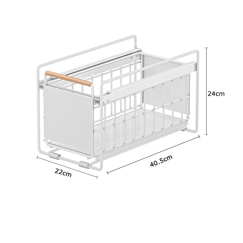 Small size without cover-White-wooden stick