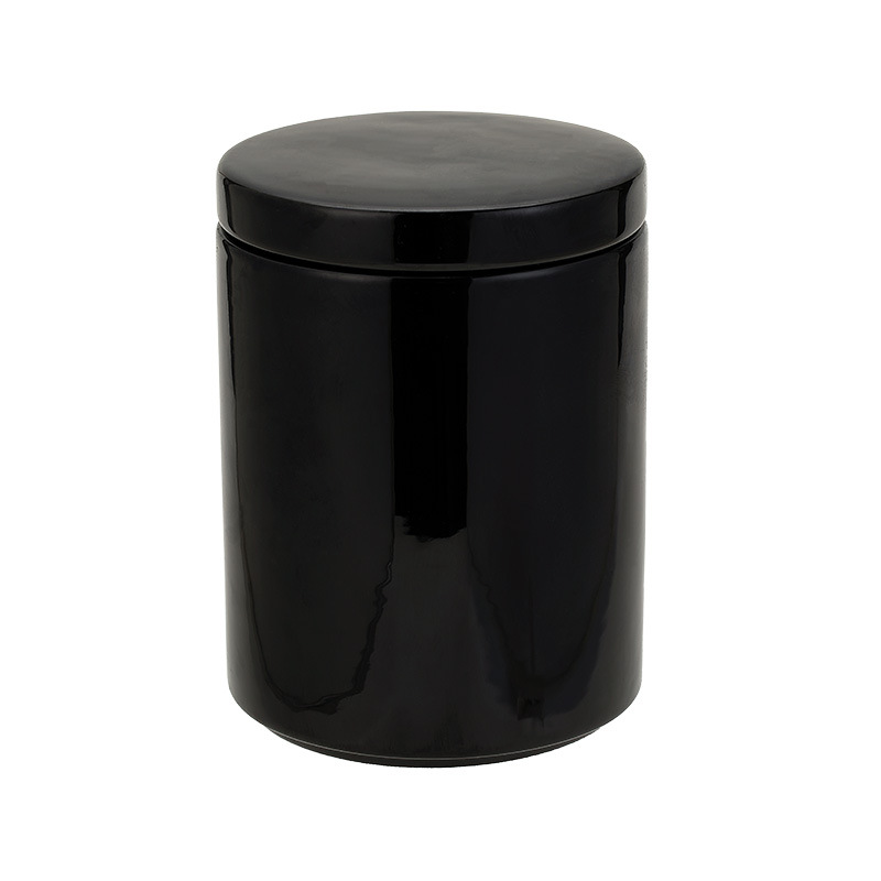 Black-porcelain cover (14*14 * 18.5cm)(1900ML)