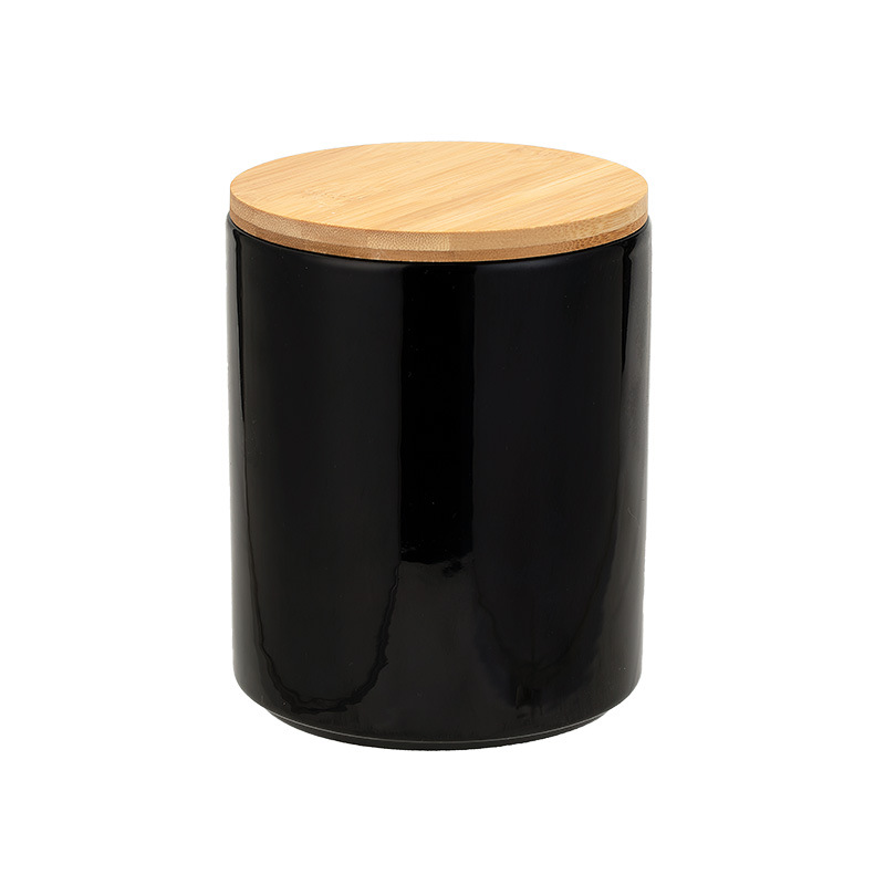 Black-bamboo cover (14*14 * 17.5cm)(1900ML)