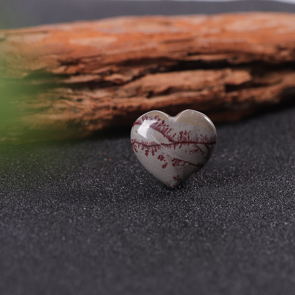 8*20mm Natural red grass flower stone