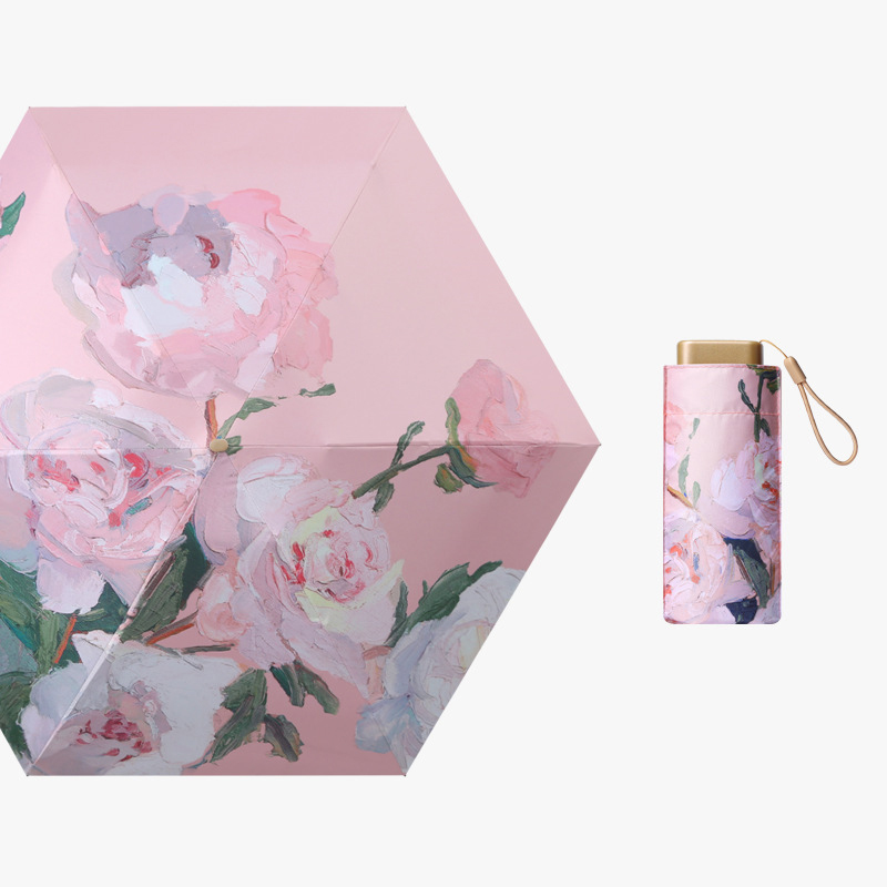 Six fold black gum-powder peony