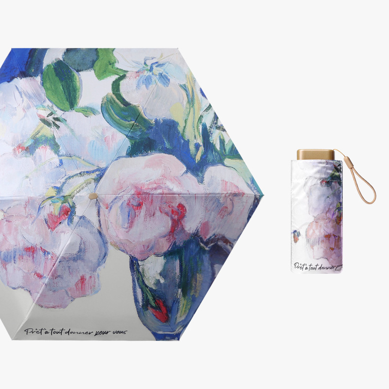 Six fold vinyl-white rose