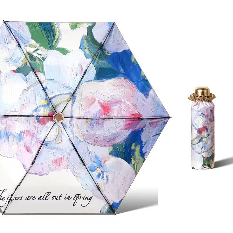 Five fold gold glue-white rose