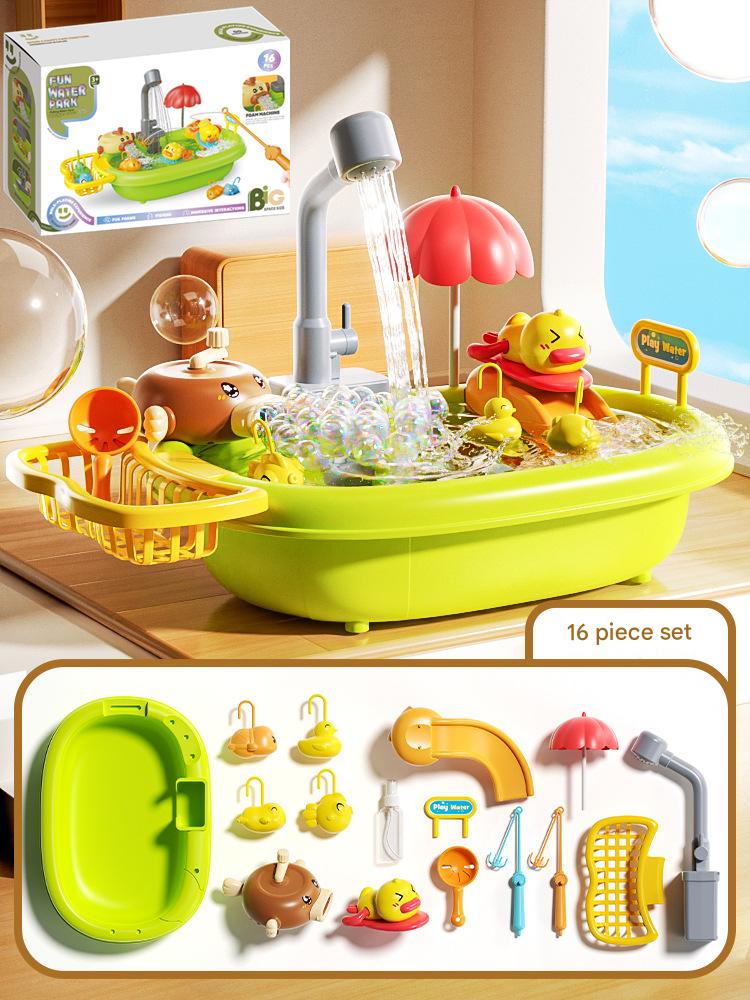 666107A-16pcs fishing bubble basin