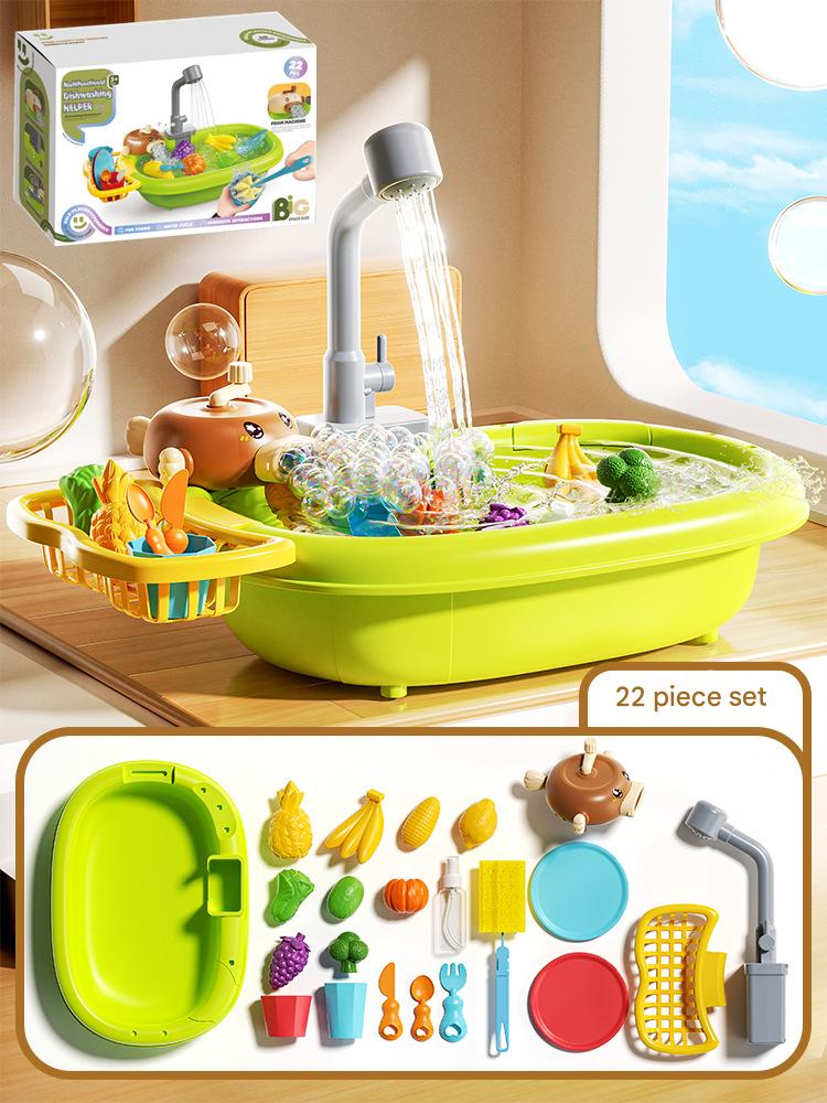 666107 -22pcs vegetable dishwashing basin