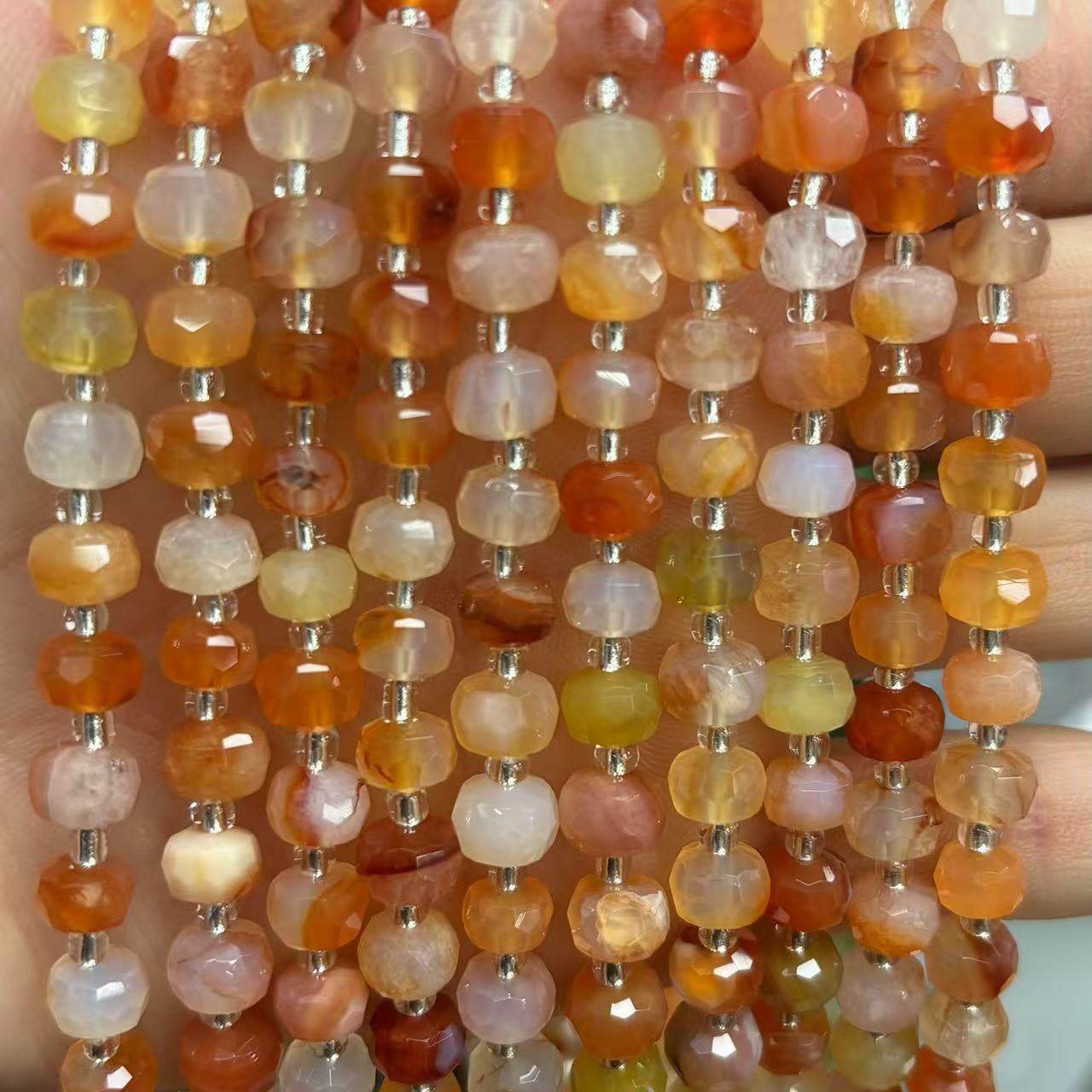 4 Agate rouge