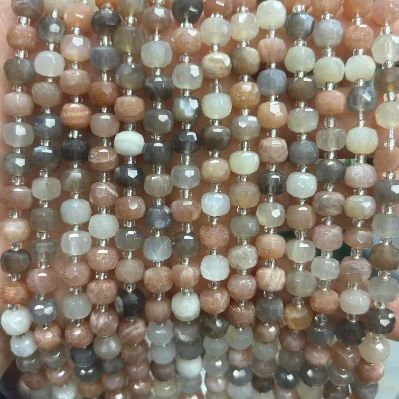 Mixed-color moonstone