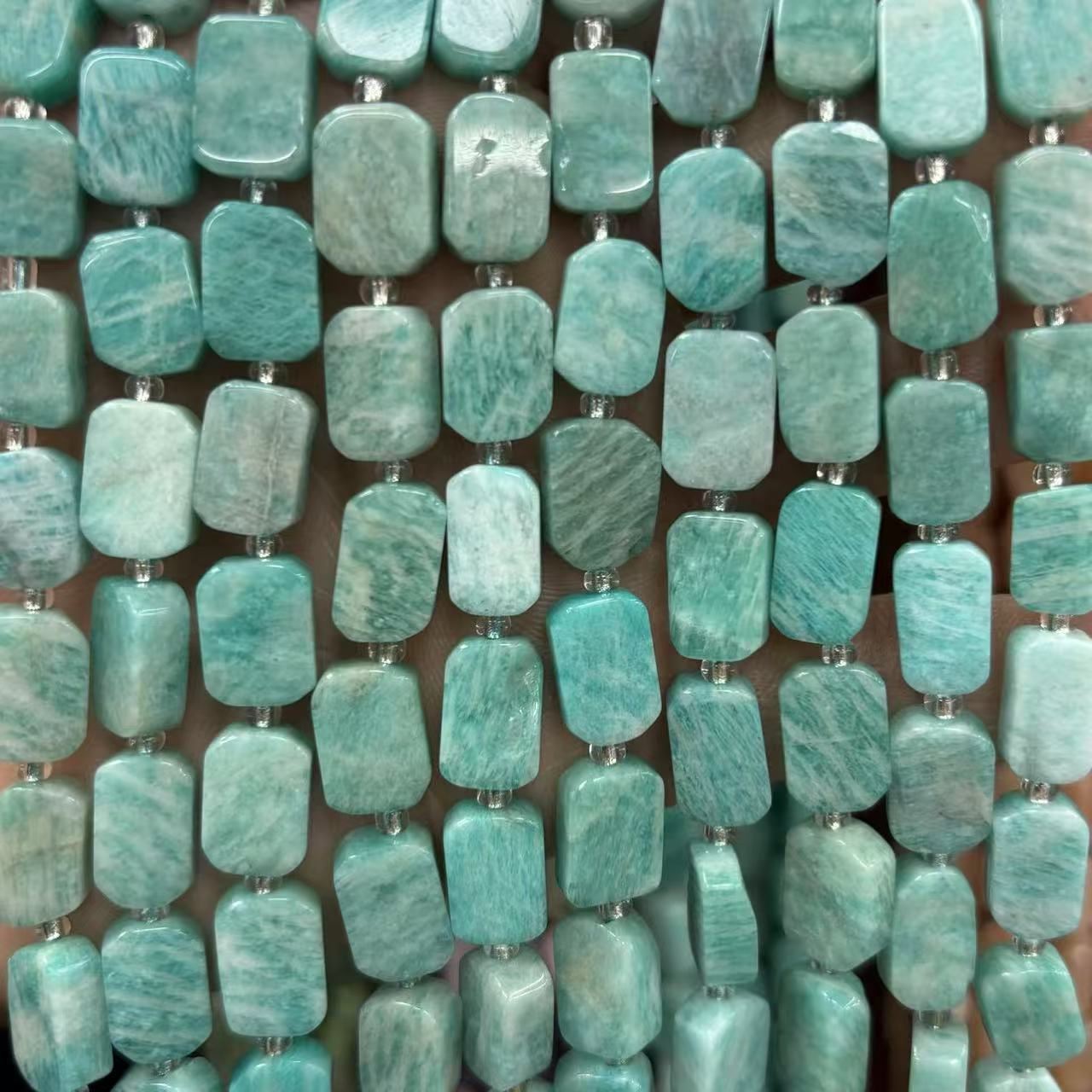 Amazonite 8x12mm (about 28 pieces)