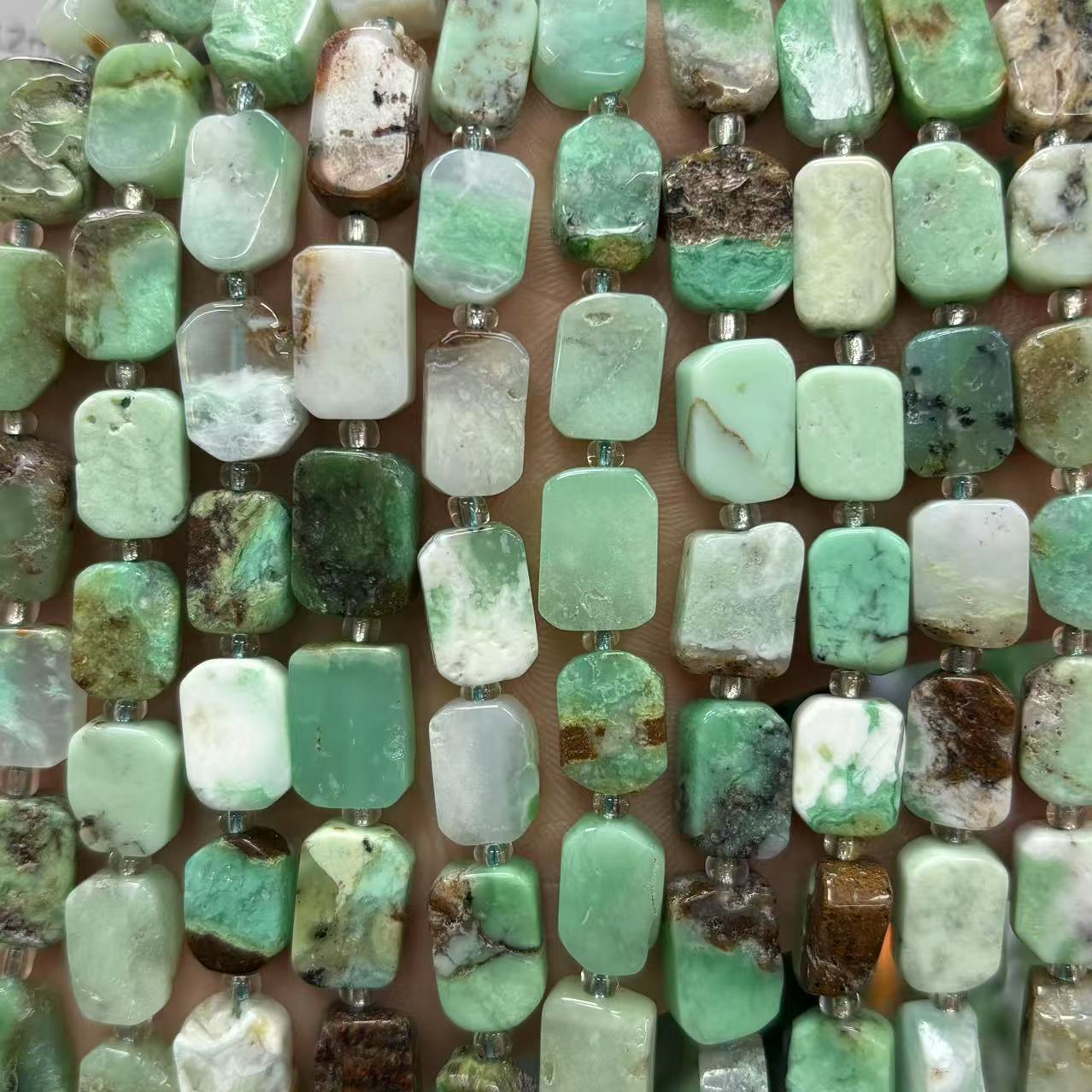 Australian jade 8x12mm (about 28 pieces)