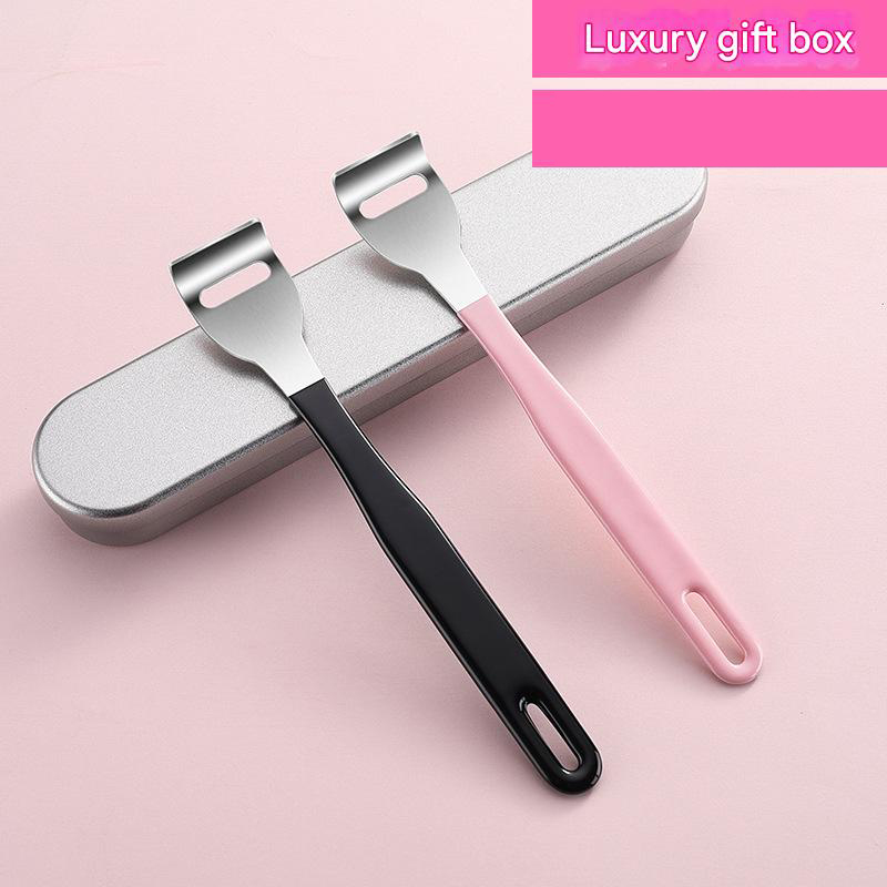 Pink black 2PCs silver box