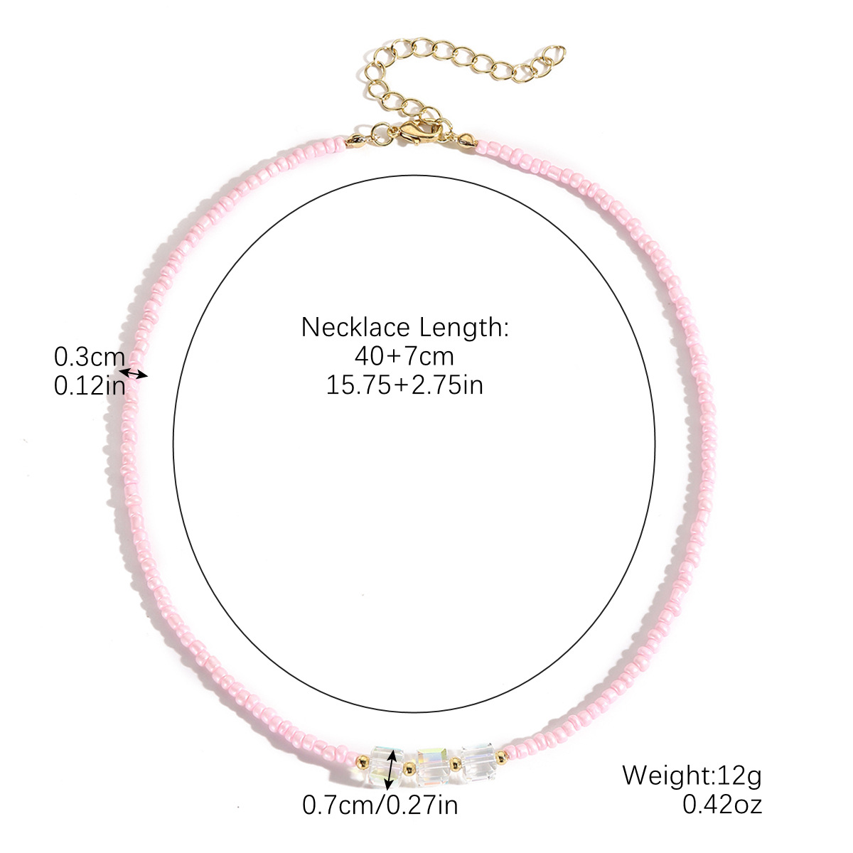 2:N2410-6 Pink Crystal
