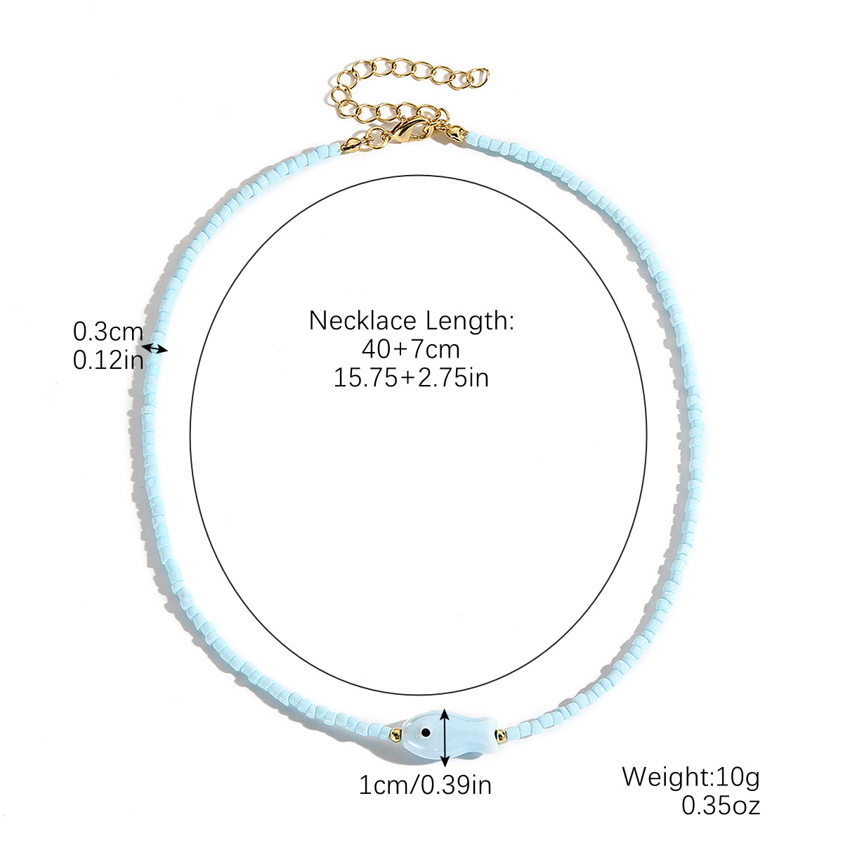 12:N2410-16 light blue fish