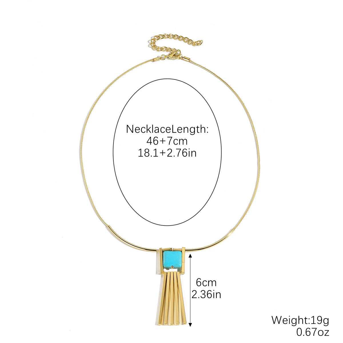 N2503-6 square turquoise