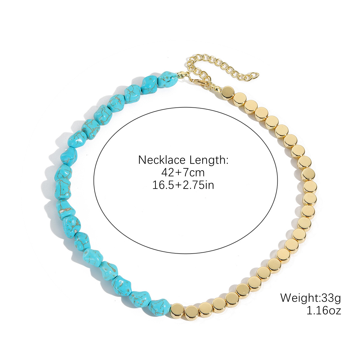 7:N2501-15 special-shaped turquoise