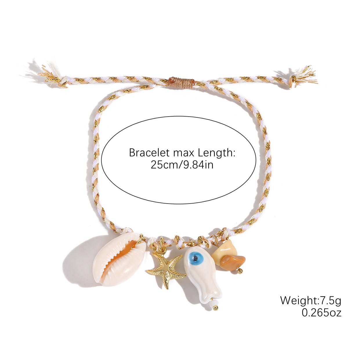 7:S2504-3 yellow rope off-white small fish