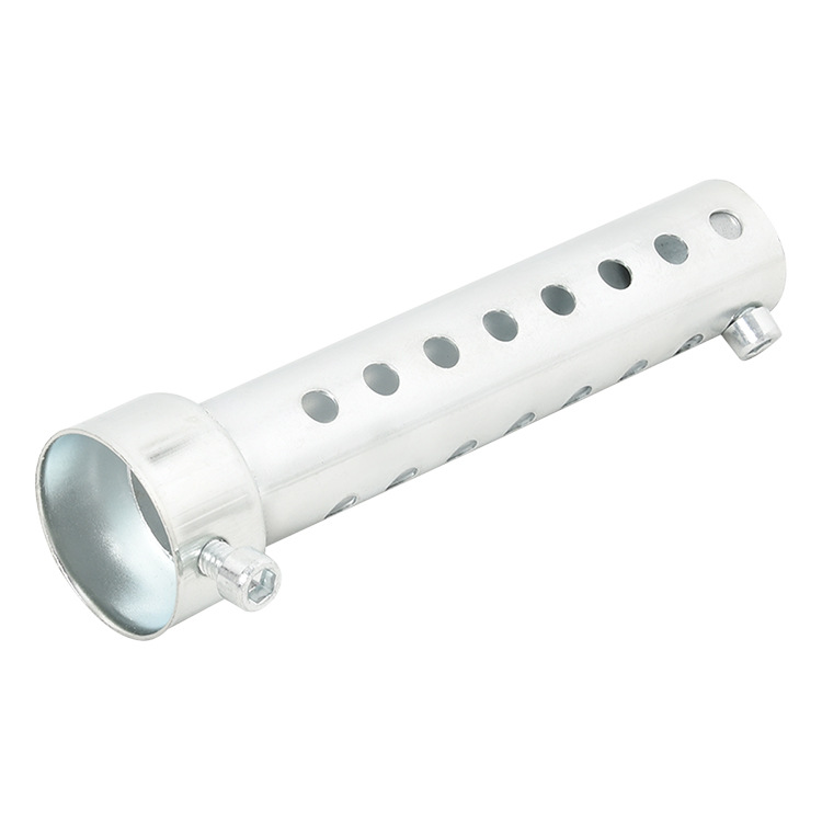 35x135mm long silver muffler