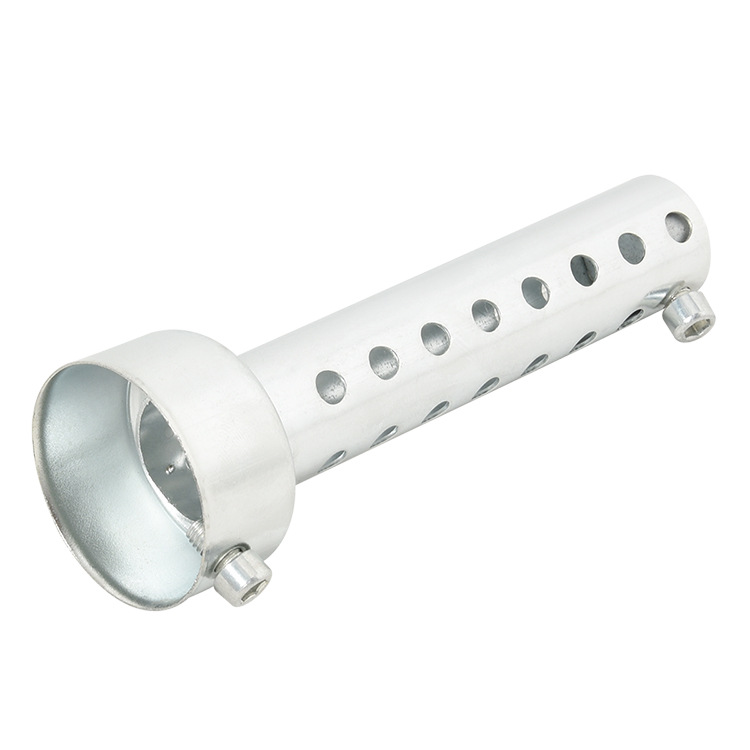 45x135mm long silver muffler