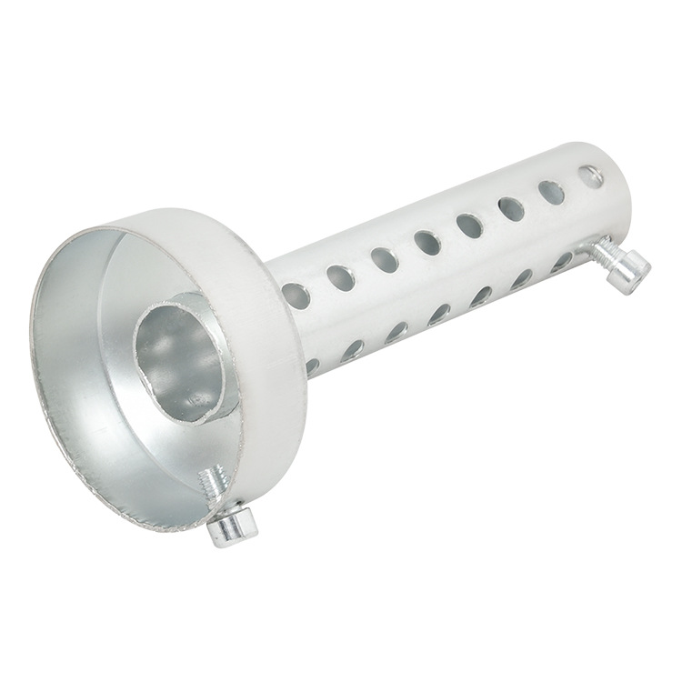 60.5x135mm long silver muffler