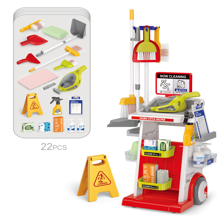 66777-22pcs red (with vacuum cleaner, 3 aa batteries not included)