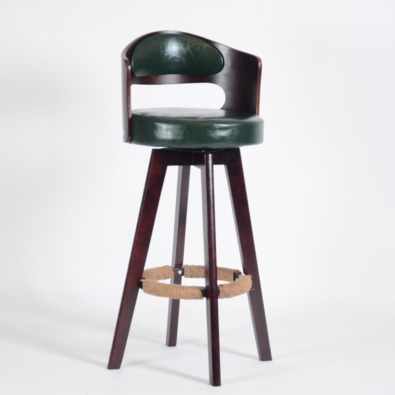 dark green brown wood frame brown wood dark green