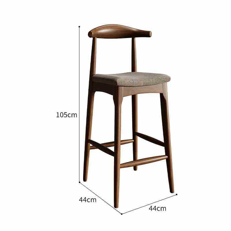 Tall horn chair upholstered cushion