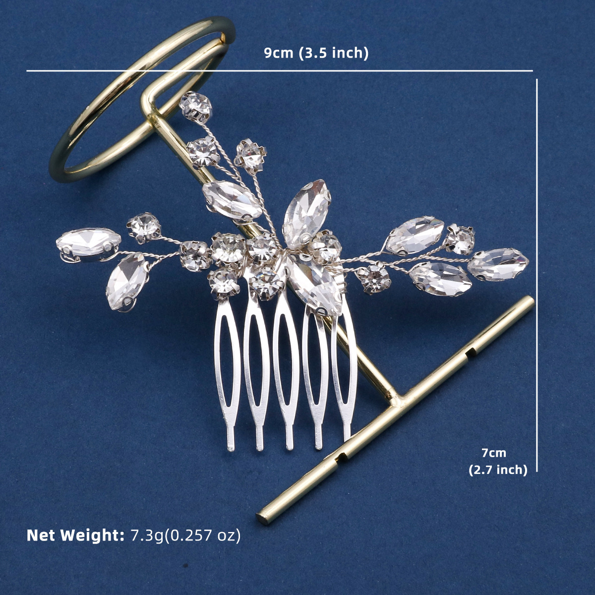 Silver plug Comb No. 3 [Small Size]