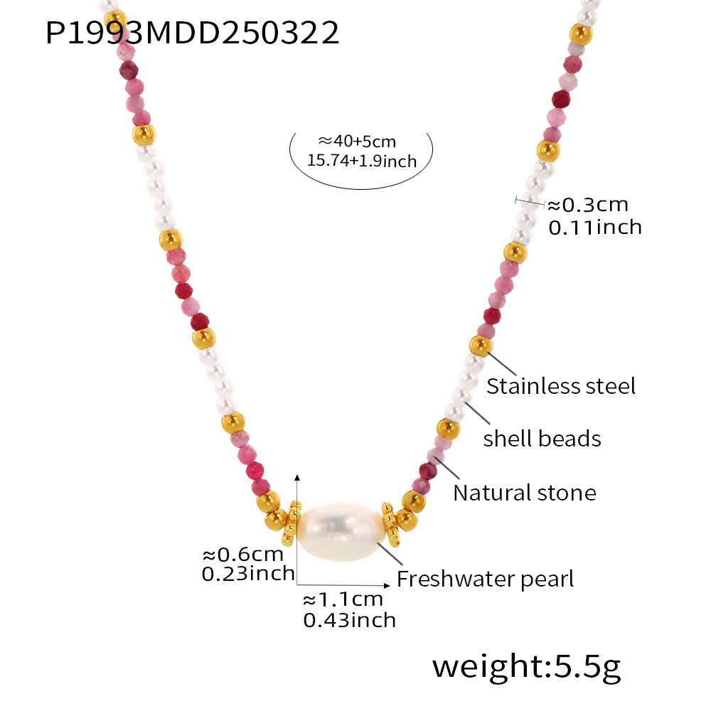 Pink natural stone