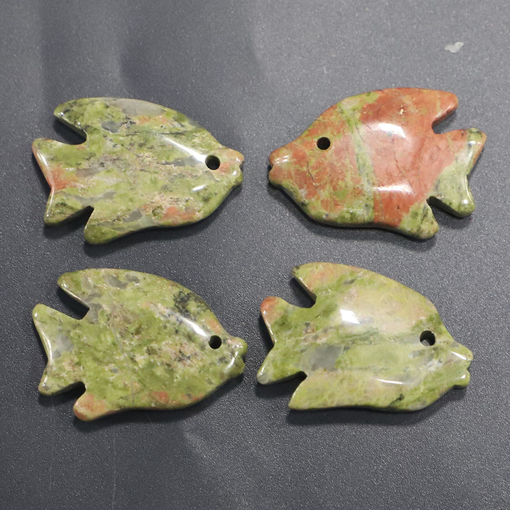 9:Flower green stone