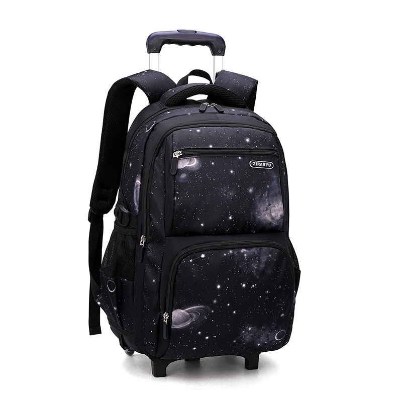Pure black starry sky two rounds without small bag