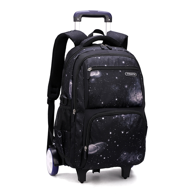 Pure black starry sky big wheel without small bag