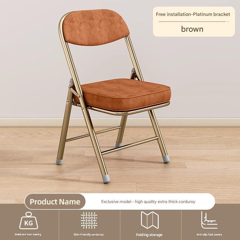 High-quality skin-friendly corduroy model [brown] upgraded platinum legs