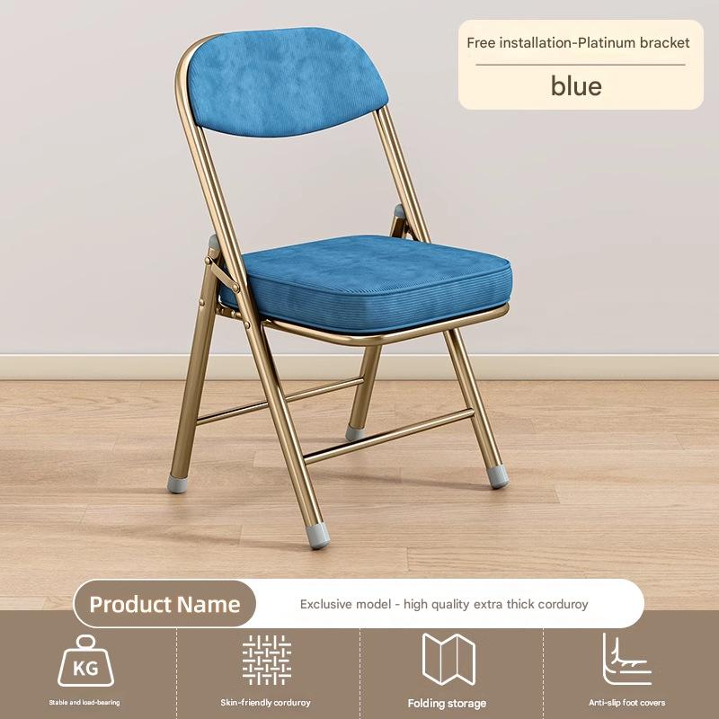 High-quality skin-friendly corduroy model [blue] upgraded platinum legs