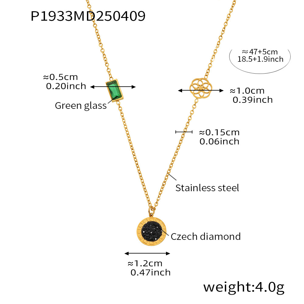 P1933-golden roman black and white double-sided nu