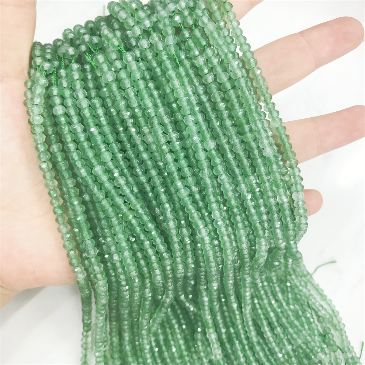 #3 3*4mm faceted abacus, about 110-115 pieces per