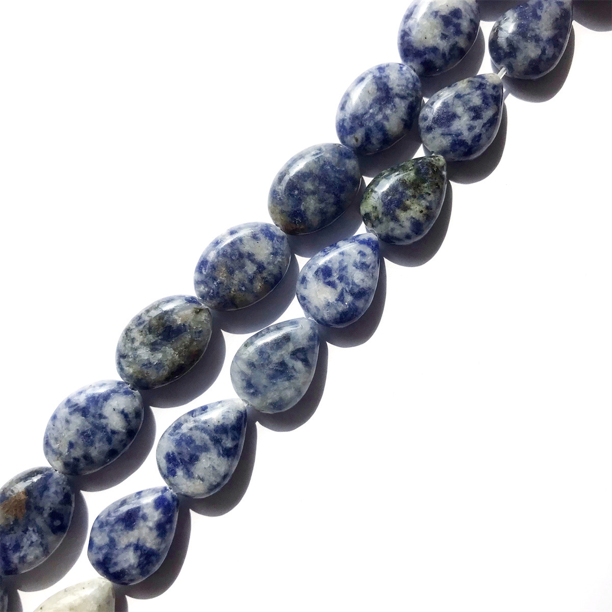 11-blue point 12*18mm egg-shaped, about 22 pieces