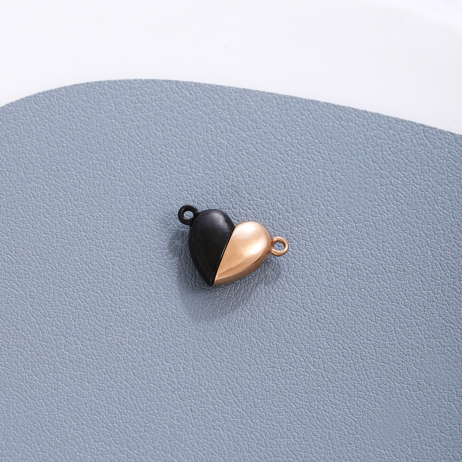 8:Stainless steel love magnet black and rose gold