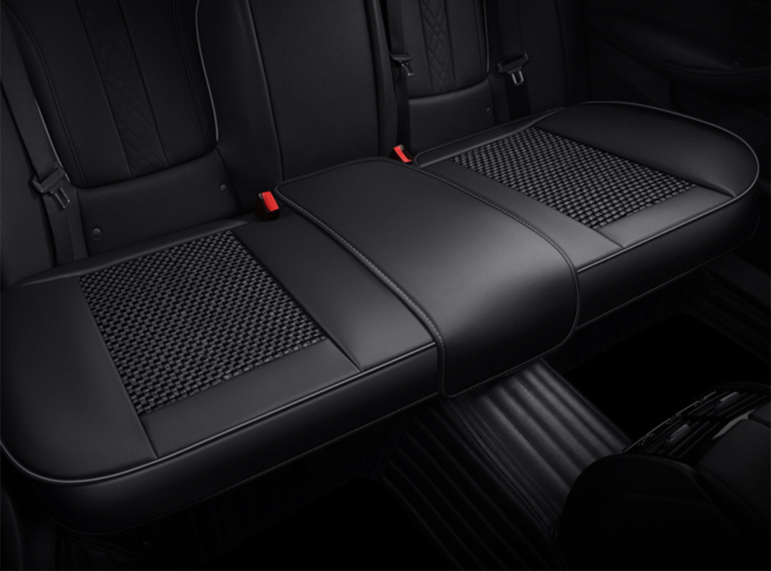 Rear row - all black