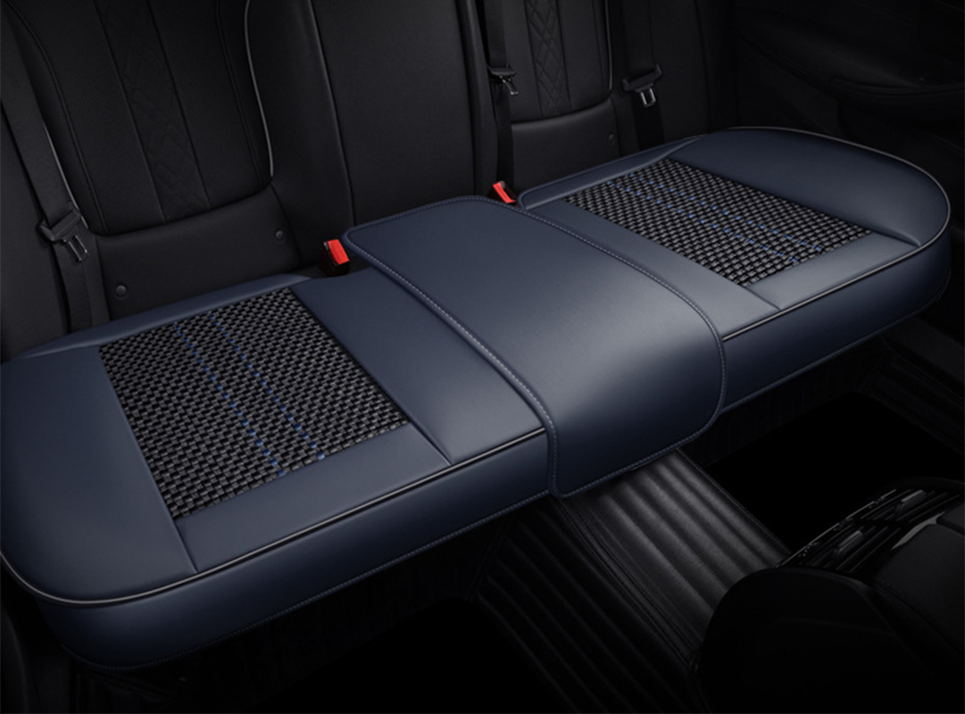 Rear row - blue black