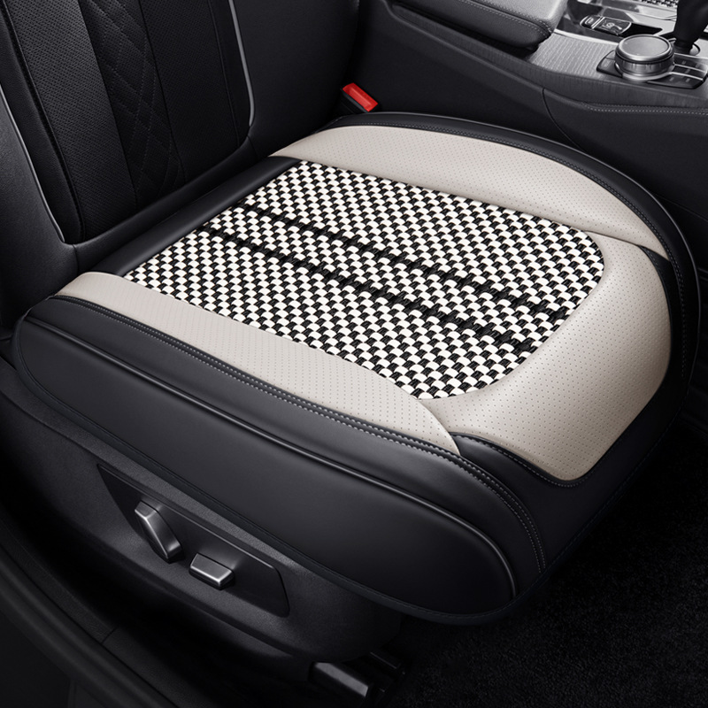 Front single seat - black and white